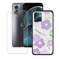 Amazon.co.jp: LCEHTOGYE 適用 Motorola Moto G14 +強化ガラス